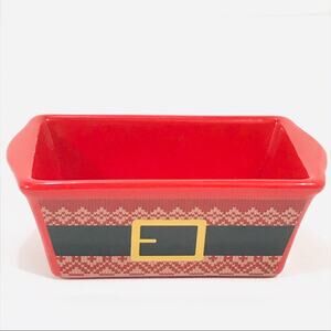 Nantucket Distributing Santa Bakeware, Red, Black